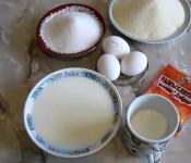 Манник на кефире: классический рецепт манника на кефире без муки